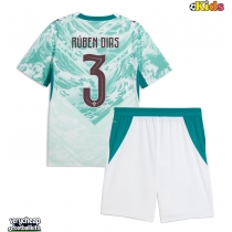 Portugal Ruben Dias #3 Replica Away Minikit World Cup 2026 Short Sleeve (+ pants)